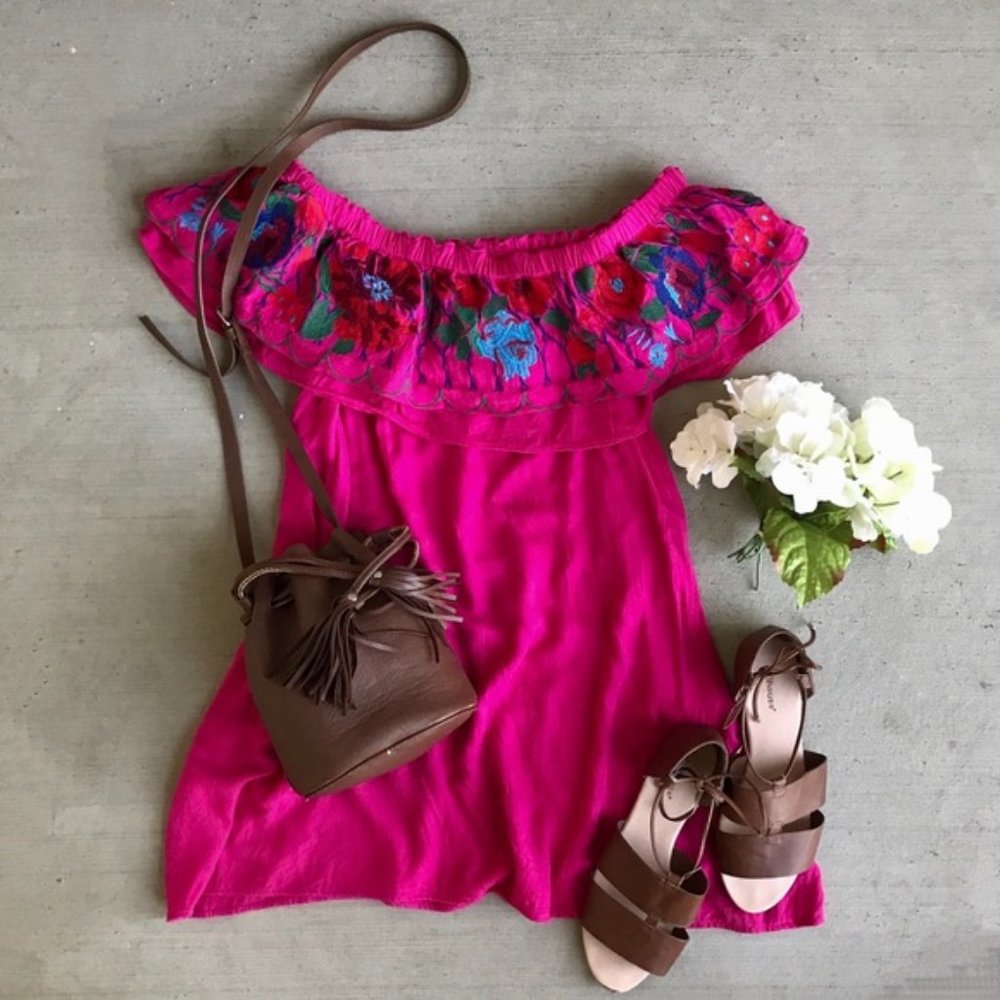 VICI Umgee off the shoulder mini-dress, NWT